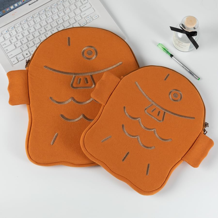 Funda Puffy Y2K Cutecore para Laptop 13 Pulgadas Naranja miniatura 3