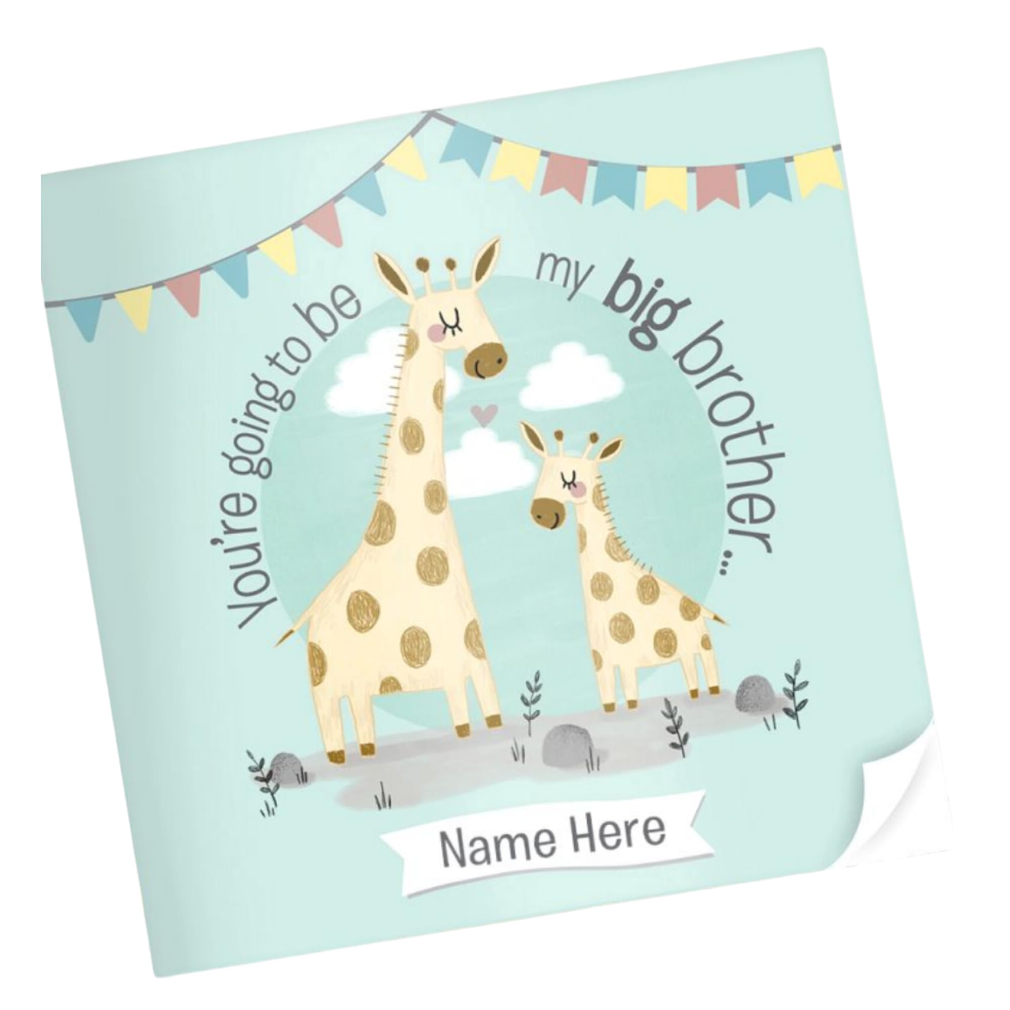 Personalised Big Brother Story Book. A Lovely Keepsake to Celebrate The Arrival of A Younger Sibling.