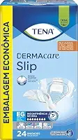Tena Slip Dermacare, Fralda Geriátrica para Incontinência Urinária, EG - 24 Unidades