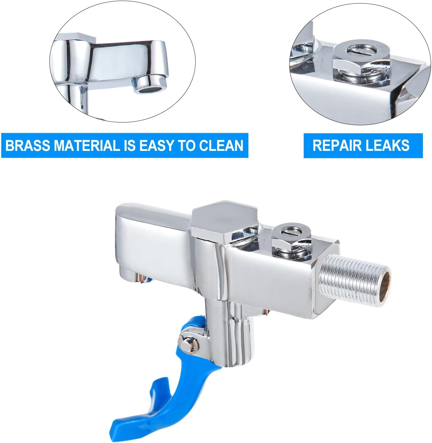 Water Glass Filler Faucet Wall-Mount - Filling Station Replacement Head for Water Station 3/8" NPT Male