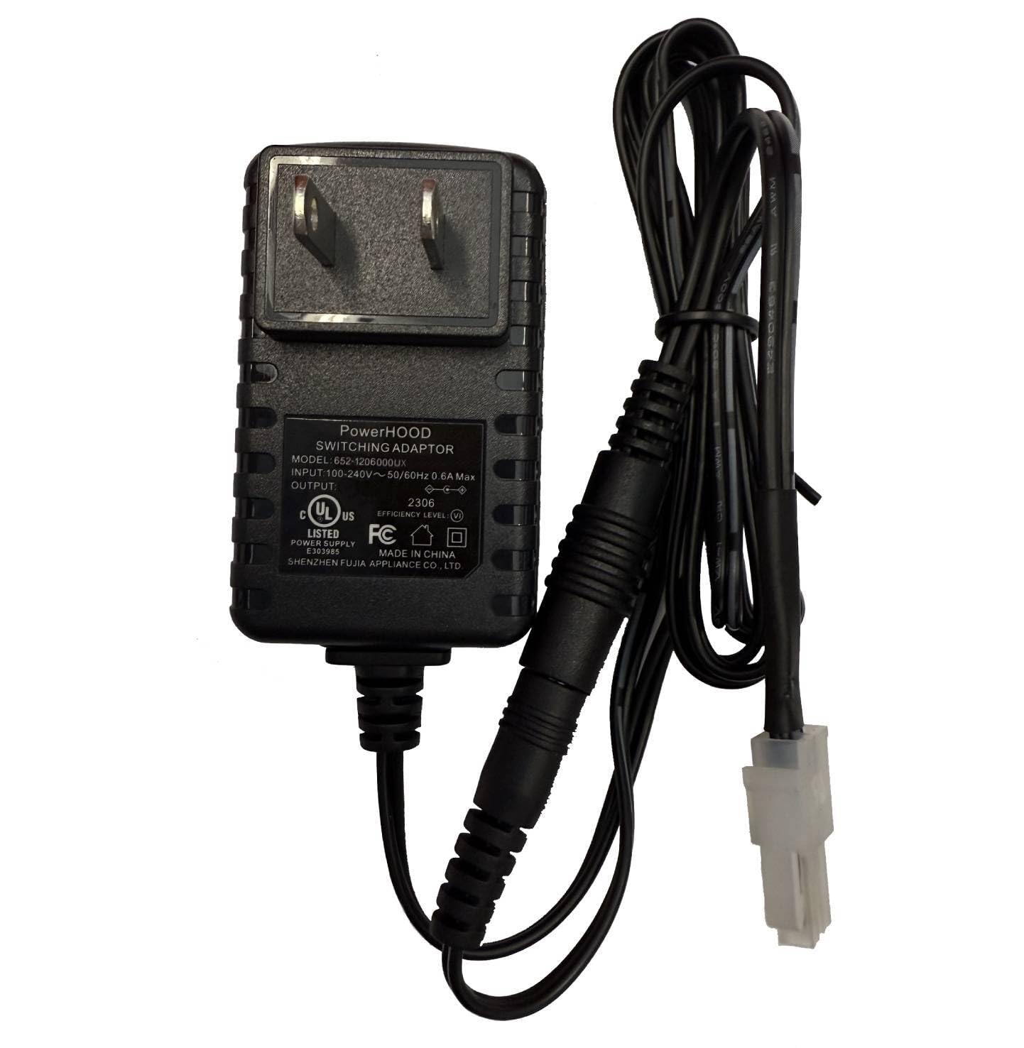 Amazon.com: PowerHOOD 12V 2 Pin AC/DC Adapter Compatible with