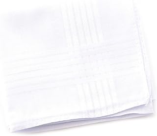 [アウローラ] 男女兼用シンプル白ハンカチ ホワイト 結婚式 ウェディング 冠婚葬祭 ブラックフォーマル 女性用 男性用 紳士 婦人 (ホワイト)