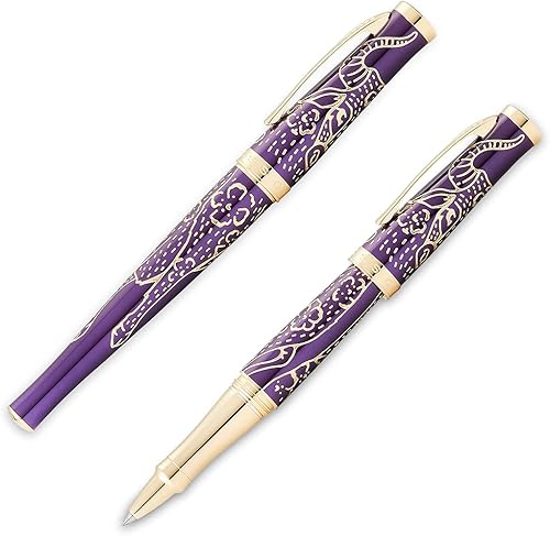 Cross Sauvage 2021 Edición especial Año del Buey, acabado de laca translúcida de ciruela pulido a mano con grabado de buey grabado profundo con