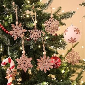 24pieceswoodenchristmassnowflakesornaments3inchsnowflakehangingornamentforrusticchristmastreedecorationholiadygiftcrafts Urban Country Home Decor 24 pieces wooden christmas snowflakes ornaments 3inch snow flake hanging ornament for rustic christmas tree decoration holiady gift crafts urban country home decor