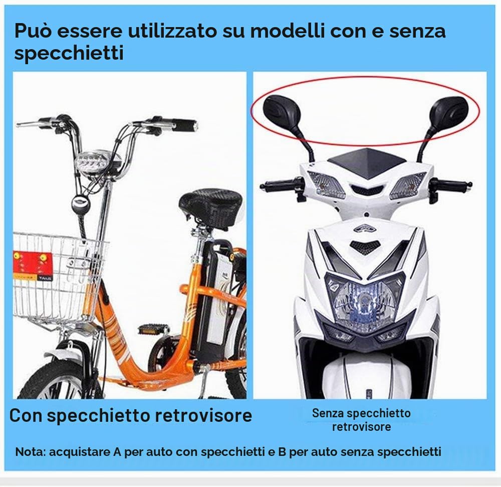 Copertura Parasole per Moto elettrica, Copertura Parasole Universale per Moto elettrica, Copertura Antipioggia per Scooter, tettuccio Trasparente per Moto, tettuccio Parasole
