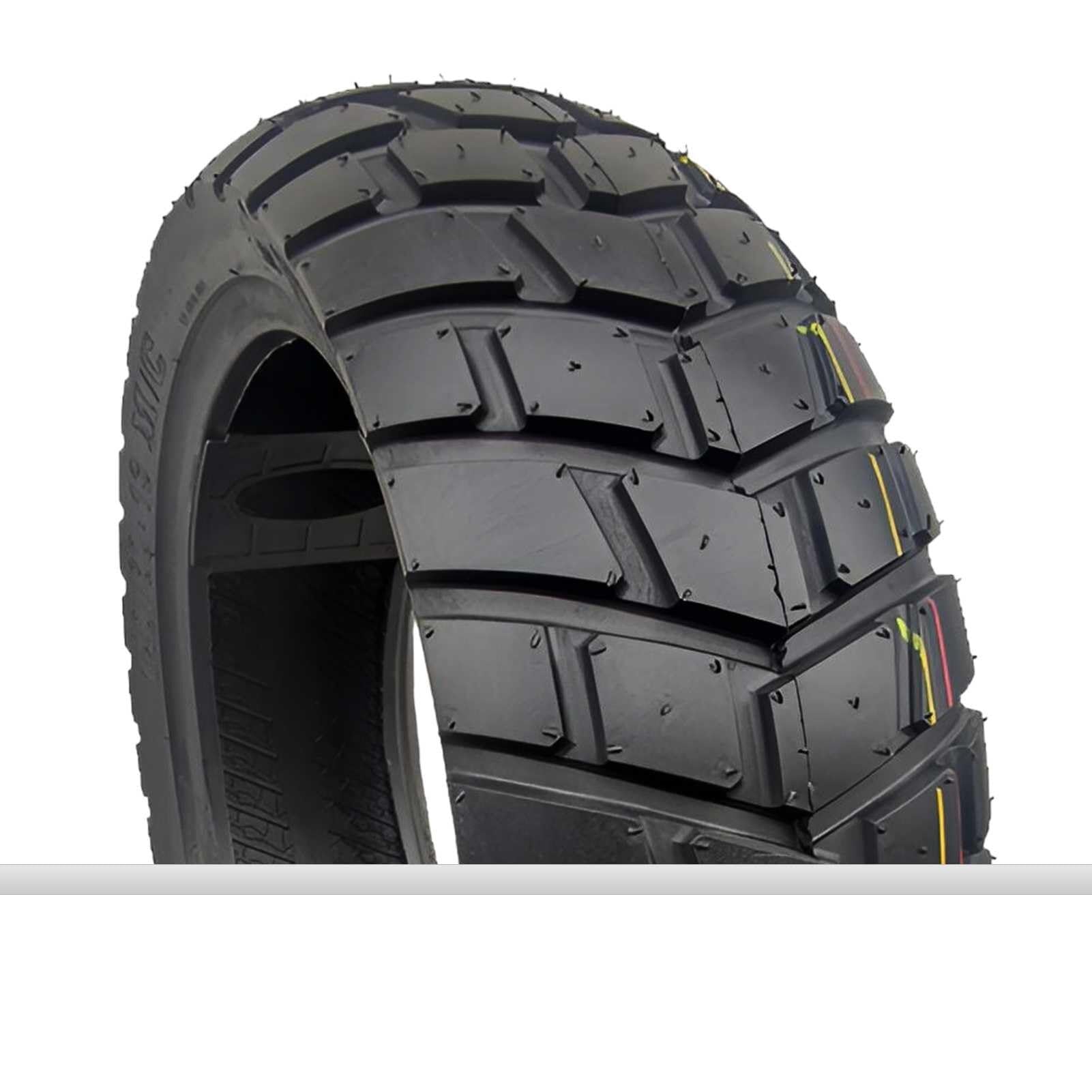 140/60-13 Opona Motocyklowa bez Wewnętrznej, Wysoka Przyczepność, Odporna na Przebicia, Niski Opór Toczenia, Odporna na Zużycie do Przedniego i Tylnego Koła do Skuterów