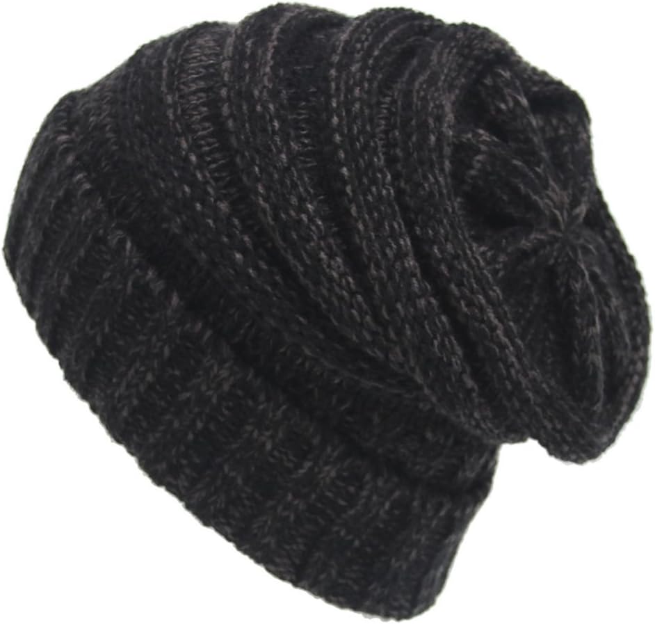 Soft Slouchy Beanies Knit Warm Winter Unisex Cap Thick Women's Men Hat