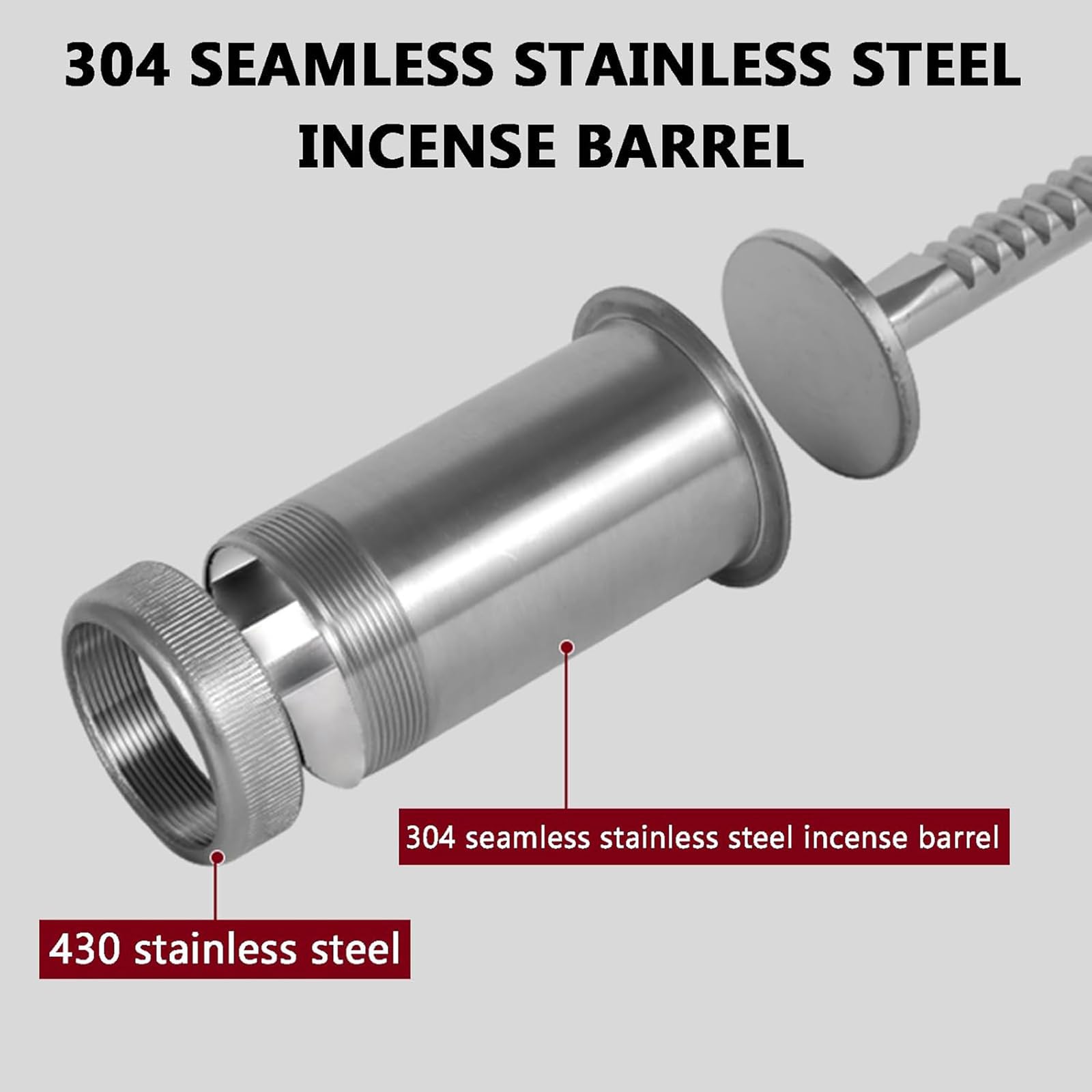 Herramientas para hacer incienso, máquina manual de acero inoxidable con soporte ajustable de 50-56 cm y moldes para hacer varillas de incienso