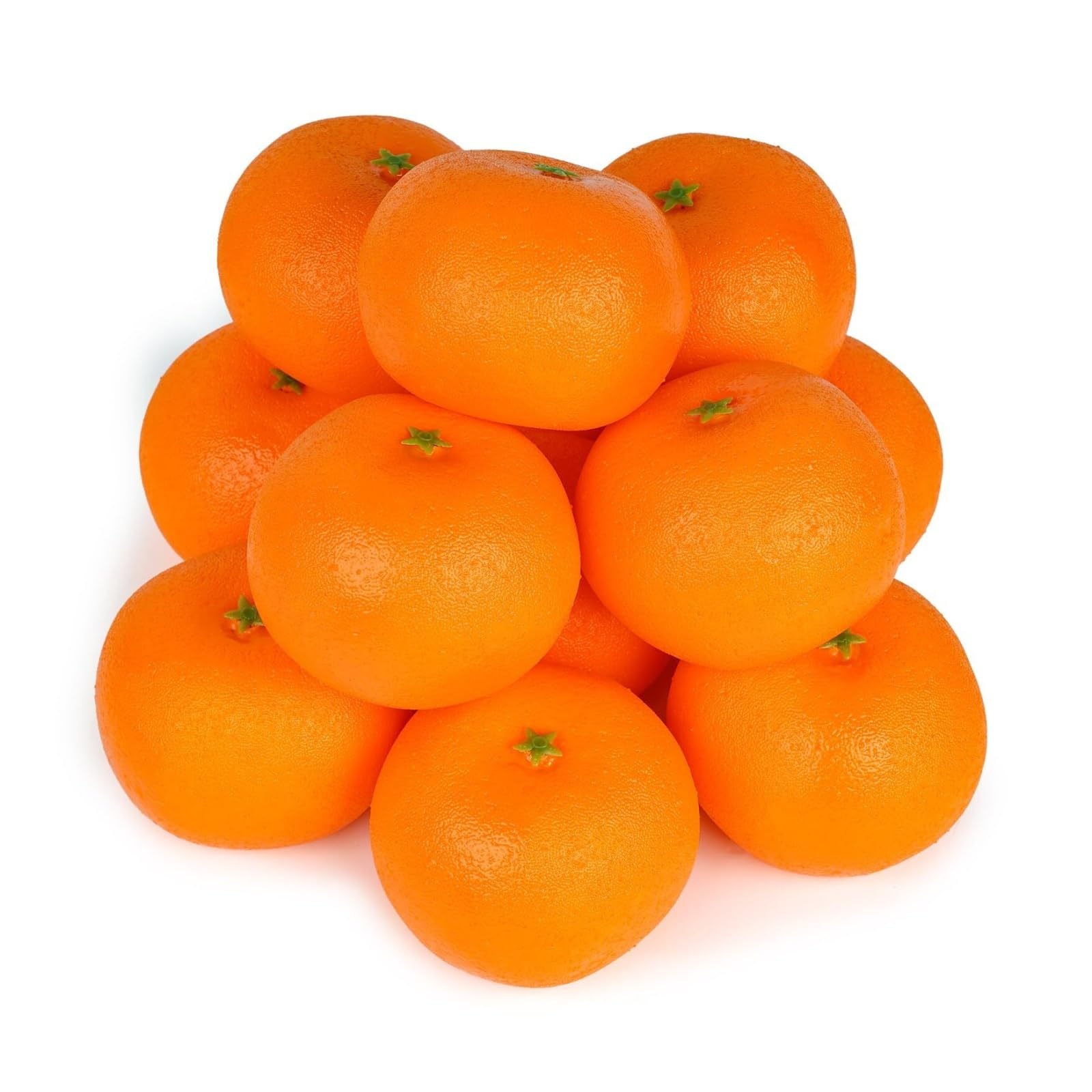 CVdrtyED Reusable Artificial Fruit Display Simulated Oranges, 12 Pieces, Artificial Fruit For Decoration Kitchen Ornaments