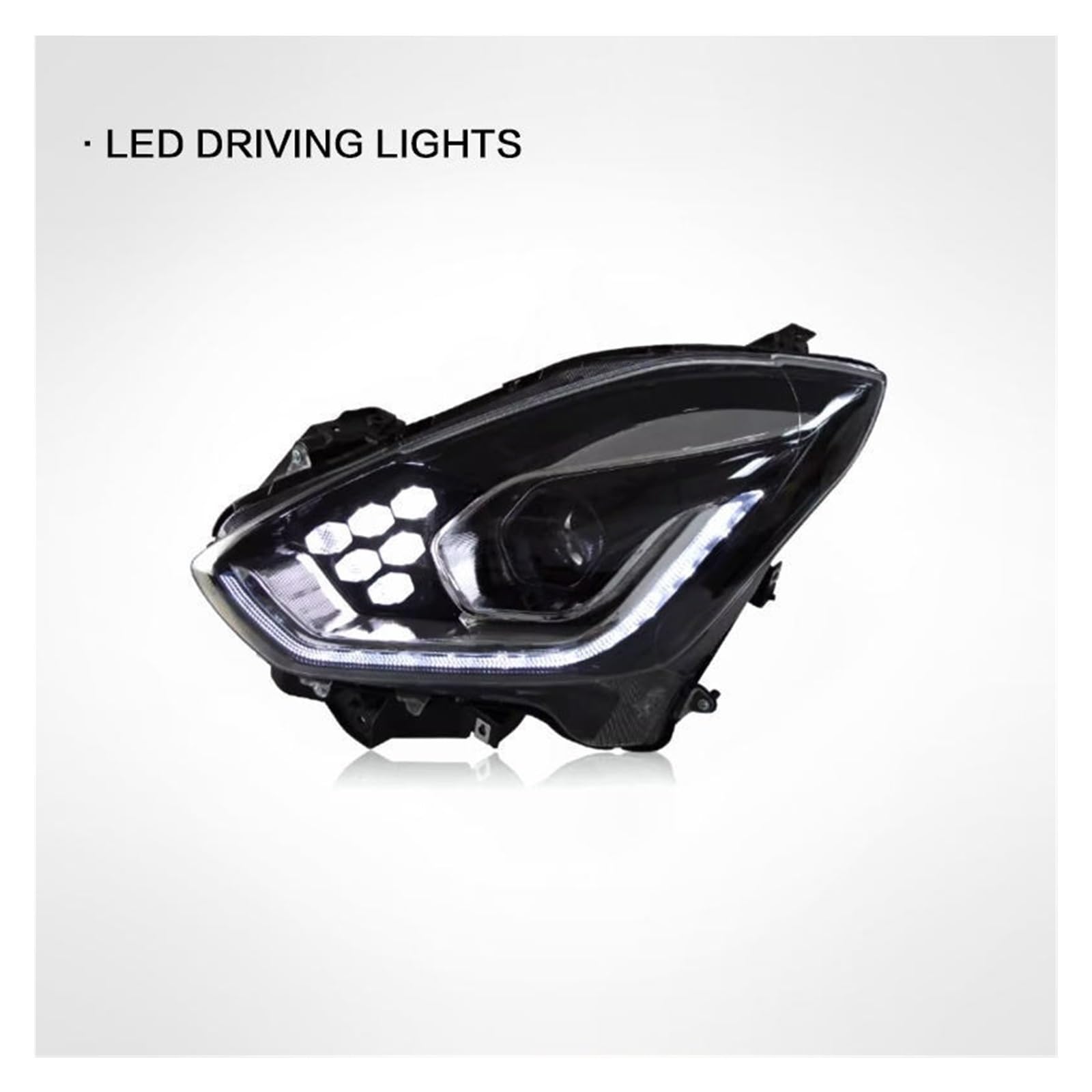 Lampada Fanale Posteriore Faro per SUZUKI per Swift 2017~2022 per Swift Fari anteriori modificati DRL per luci di segnalazione Accessori auto(LHD)
