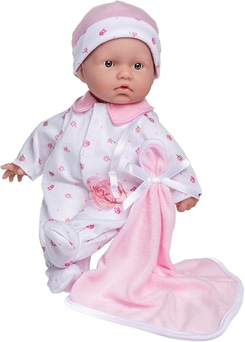 Muñeco JC Toys La Baby 11 pulgadas cuerpo blanco lavable muñeca para niños de 18 meses en adelante caucásico-rosado Rosado
