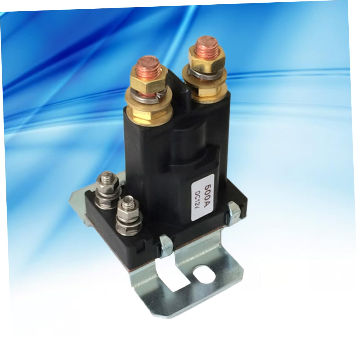 Relè Nero 12v-24v 4 Pin 500a in Plastica di Avviamento