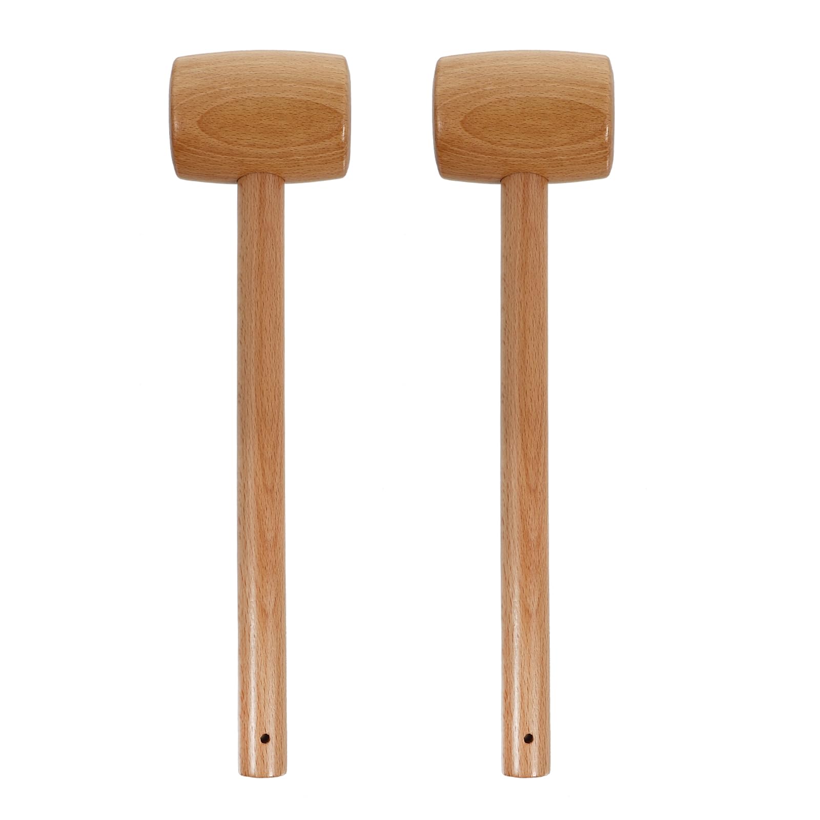 Martillo para Mariscos de Material Compuesto Biodegradable 2 Piezas sin Bordes Ásperos Adecuado para Romper Patas de Cangrejo y Uso en Cocina