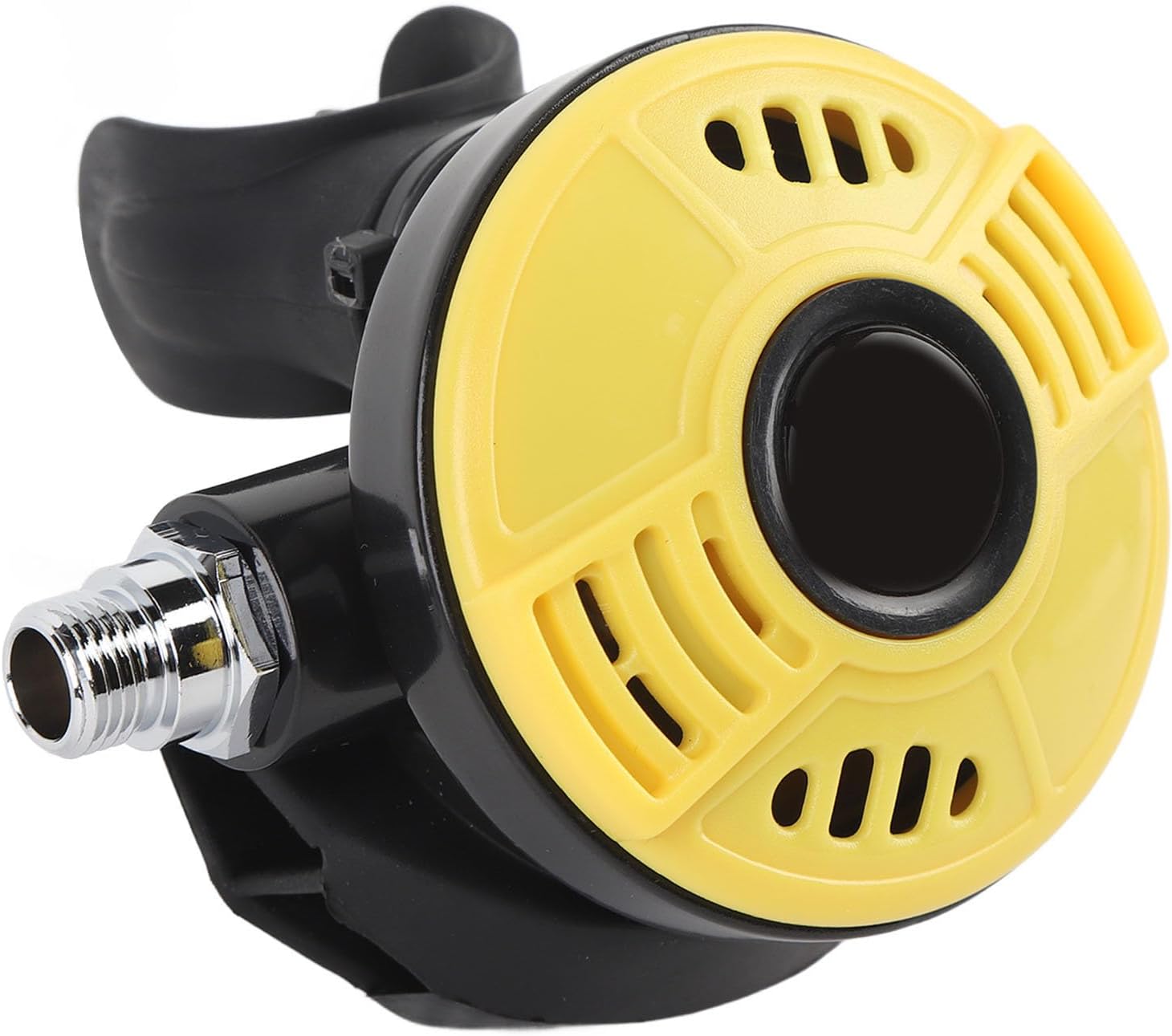 Diving Regulator with Food Grade Silicone Mouthpiece, Multifunctional 2nd Stage, Yellow - Comfortable Fit, Efficient Exhaust System, Suitable for Scuba Accessories Diving