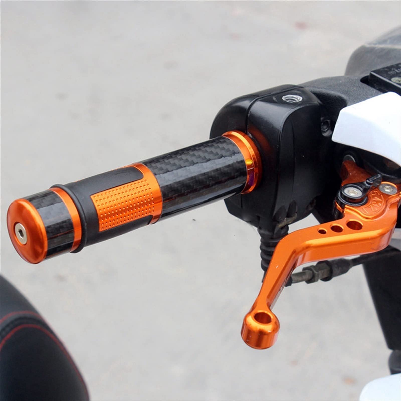 Motocross Pit Bike Café Racer Sportster Moto Poignées Moto Poignées pour H&Onda CBR600 CBR 600 F2 F3 F4 F4i CBR1000RR/SP Accessoires (Color : Le Noir)