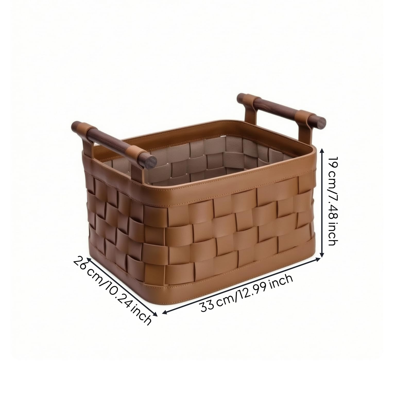 Cesta con Resisn, Negro, 33 26 19