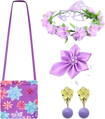 Girls Encanto Costume Isabella Dress up Accessories for Girls Isabella Bag Halloween Christmas Party Favors for Kids