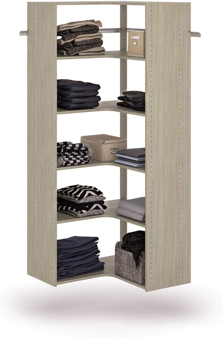 wooden closet organizer on Dsi37aoriig45m