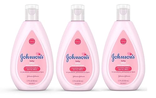 Johnson's Baby Lotion Travel Size 1.7 oz (1.7 fl oz) - Paquete de 3