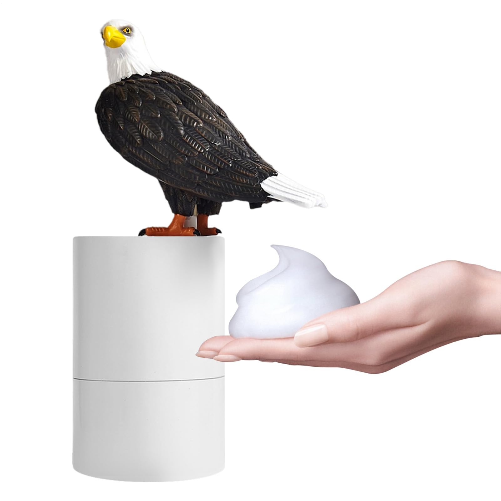 Dispensador De Jabón Sensor Inteligente con Forma de Águila | Dispensador De Jabón Para Manos Con Función Sin Contacto Para Casa Cocina Baño Dormitorio Hotel Restaurante Centro Comercial
