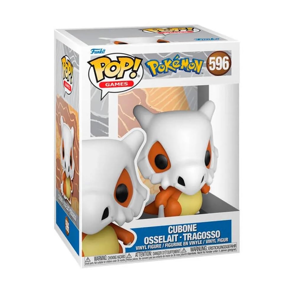 Pop! Games: Pokemon - Cubone Multicolor, 3.75 Inches