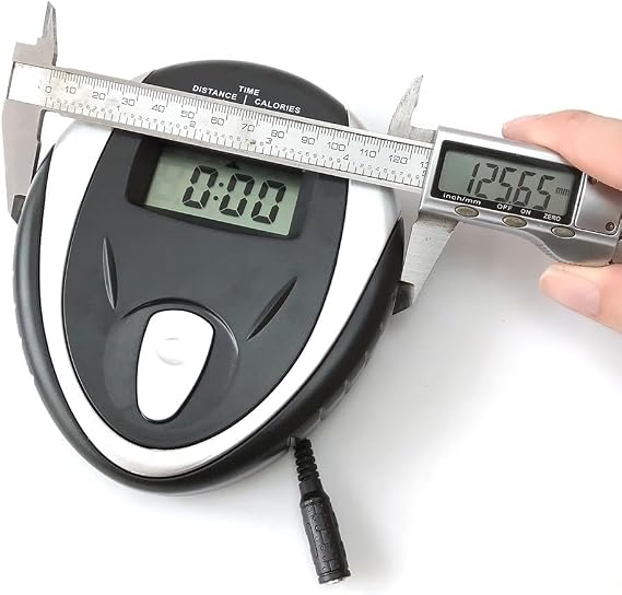 Replacement Exercise Bike Monitor with Speed, Time & Distance Display, ABS Plastic, Fitness Equipment Screen, 170x133mm, Black Accessories