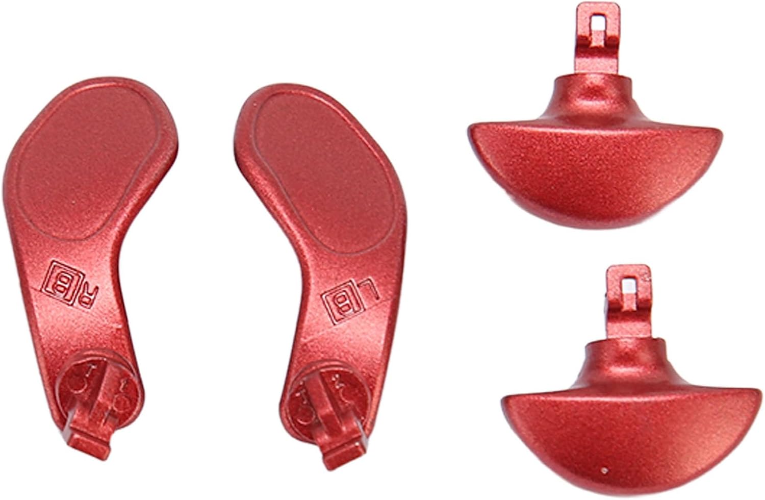 Game Controller Back Paddles, Replacement Professional Stainless Steel 4pcs Wear Resistance Metal Back Buttons for Game Controller Accessories (#4)