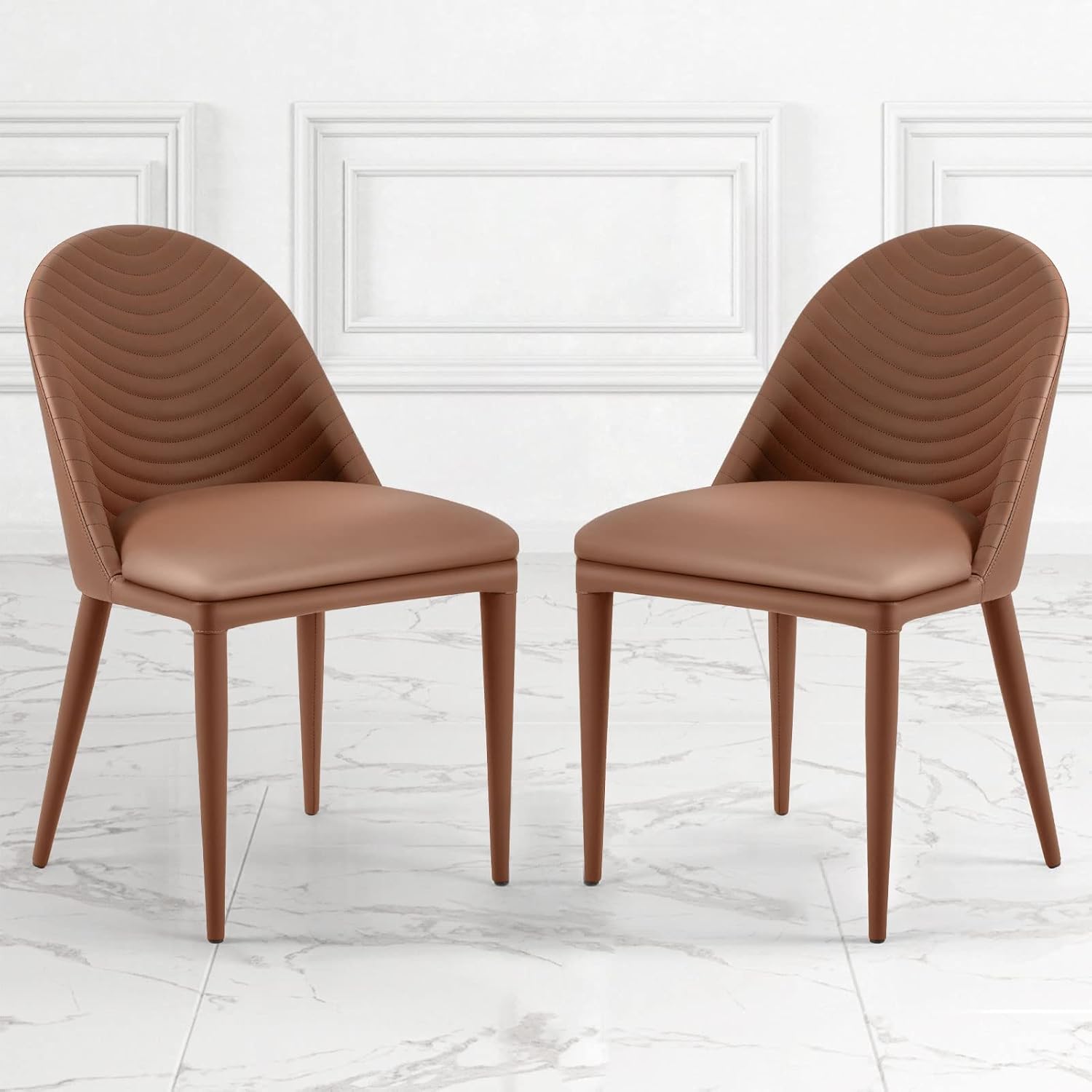 Dining Chairs Set of 2 FullyAssembled, MidCentury Modern