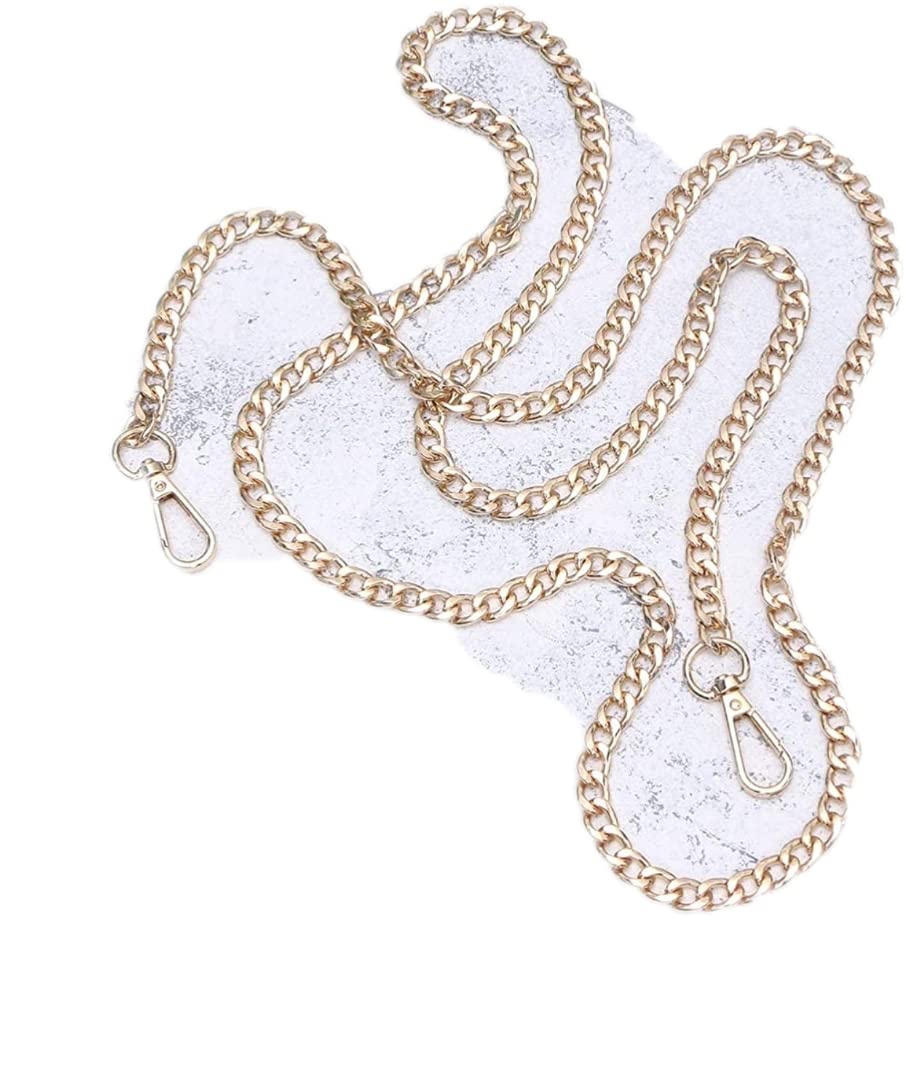 urban creation Handbag Chain Straps Shoulder Straps Purse Straps for Ladys Bag Purse Handbags Favors 1PC (Golden)