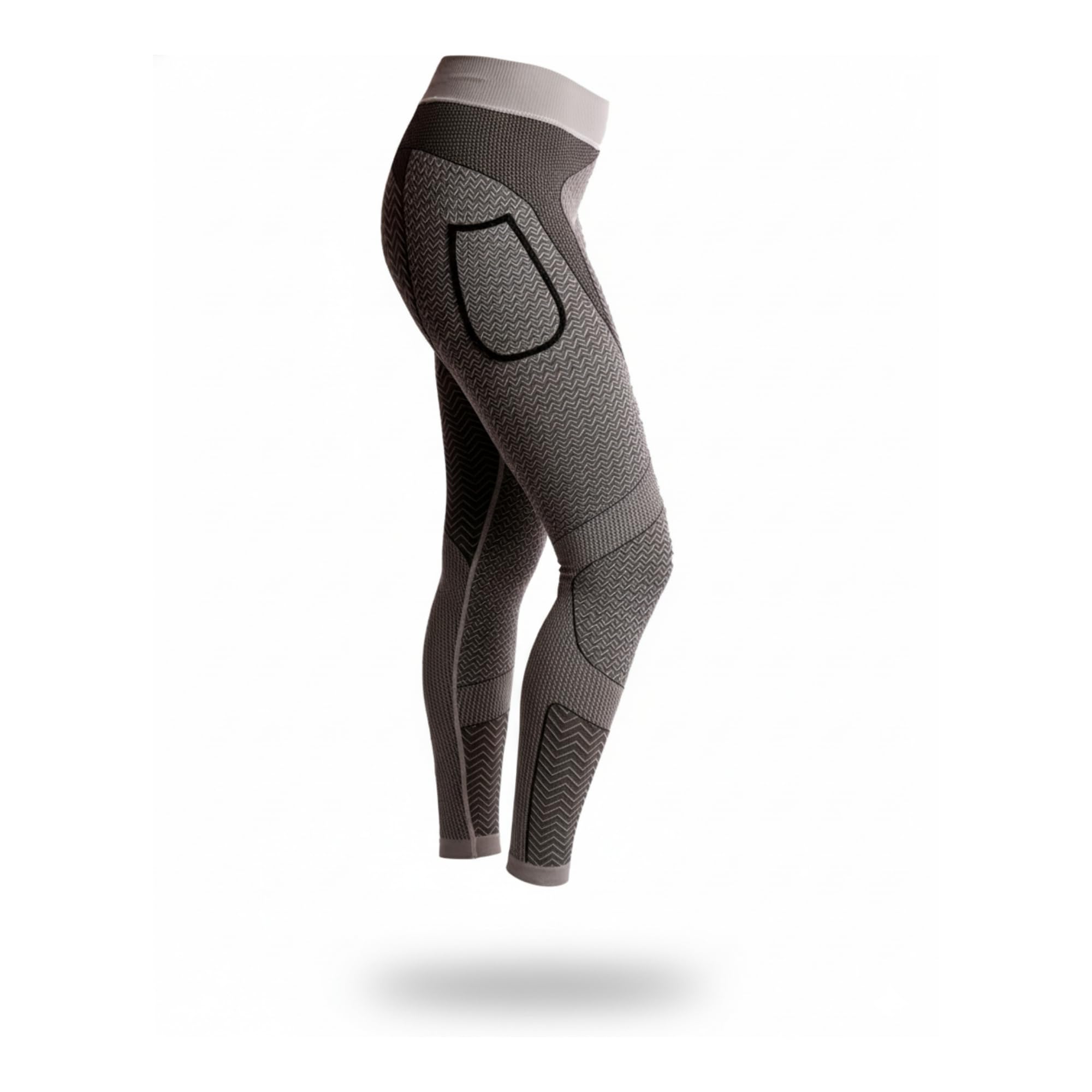 HANKER Damskie legginsy sportowe, długie legginsy kompresyjne z dużymi kieszeniami i materiałem termoregulacyjnym Soft-Air Plus