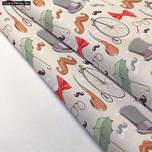 Image of ArtzFolio Vintage Retro Objects | Reusable Sack Bag | Bag for Gym, Storage, Vegetable & Travel