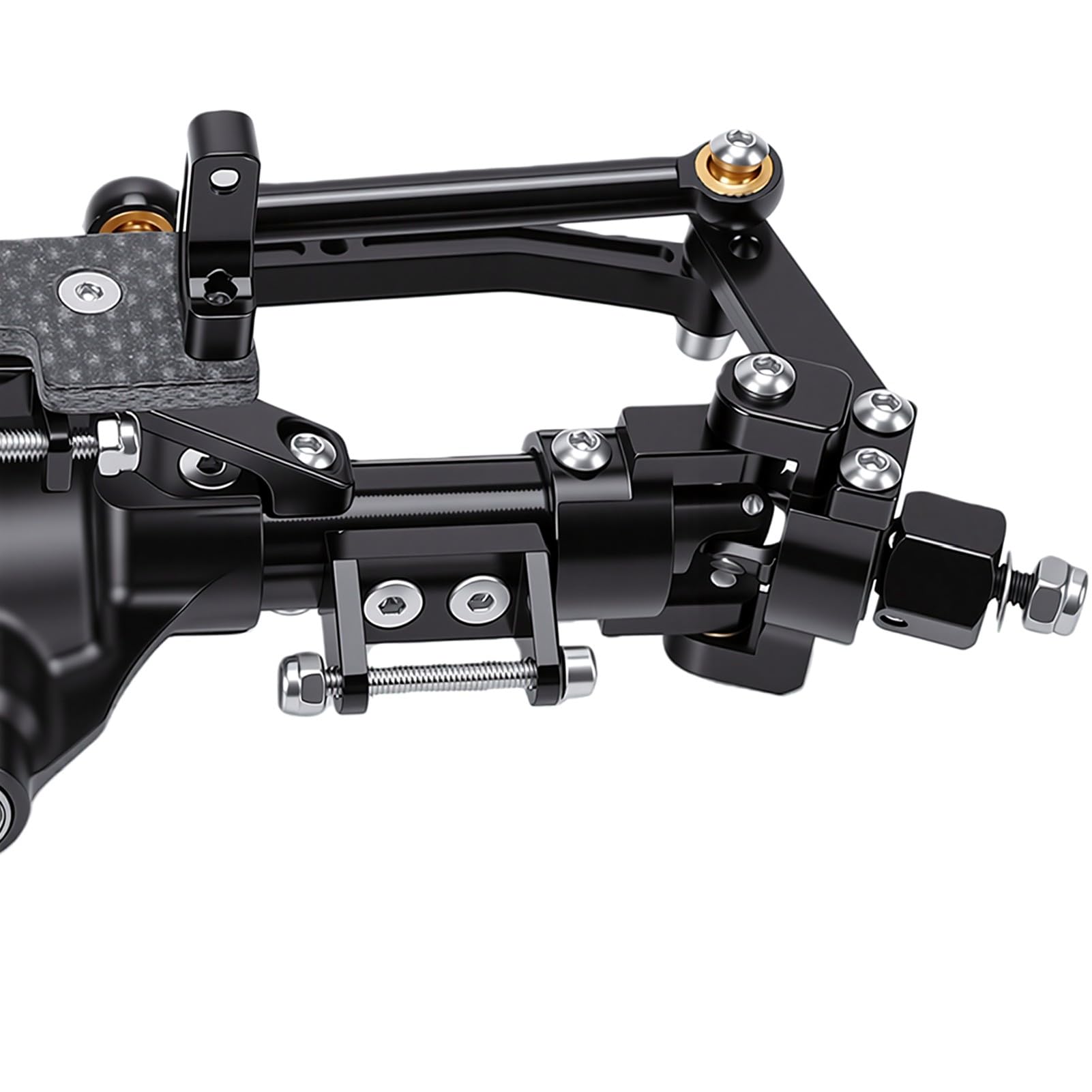 Annadue Eje Delantero Compatible con Axial SCX10 1/10 RC Crawler, Piñón