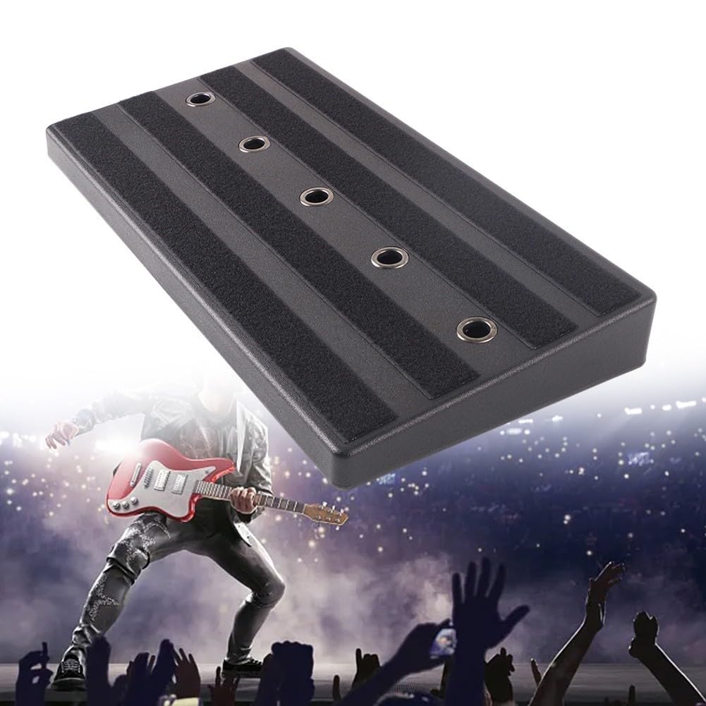 Chitarra Effetto Pedale Board, Effetto Pedalboard Super Light Accessory, 50X25x6cm Nero singolo effetto Consiglio Per