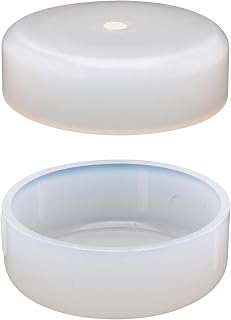 1-1/4" Wrought Iron Chair Glides, White, Pack of 25