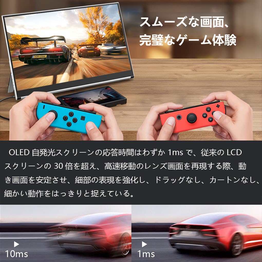 Amazon.co.jp: 15.6インチ 有機el モバイルモニター タッチパネル 4K 