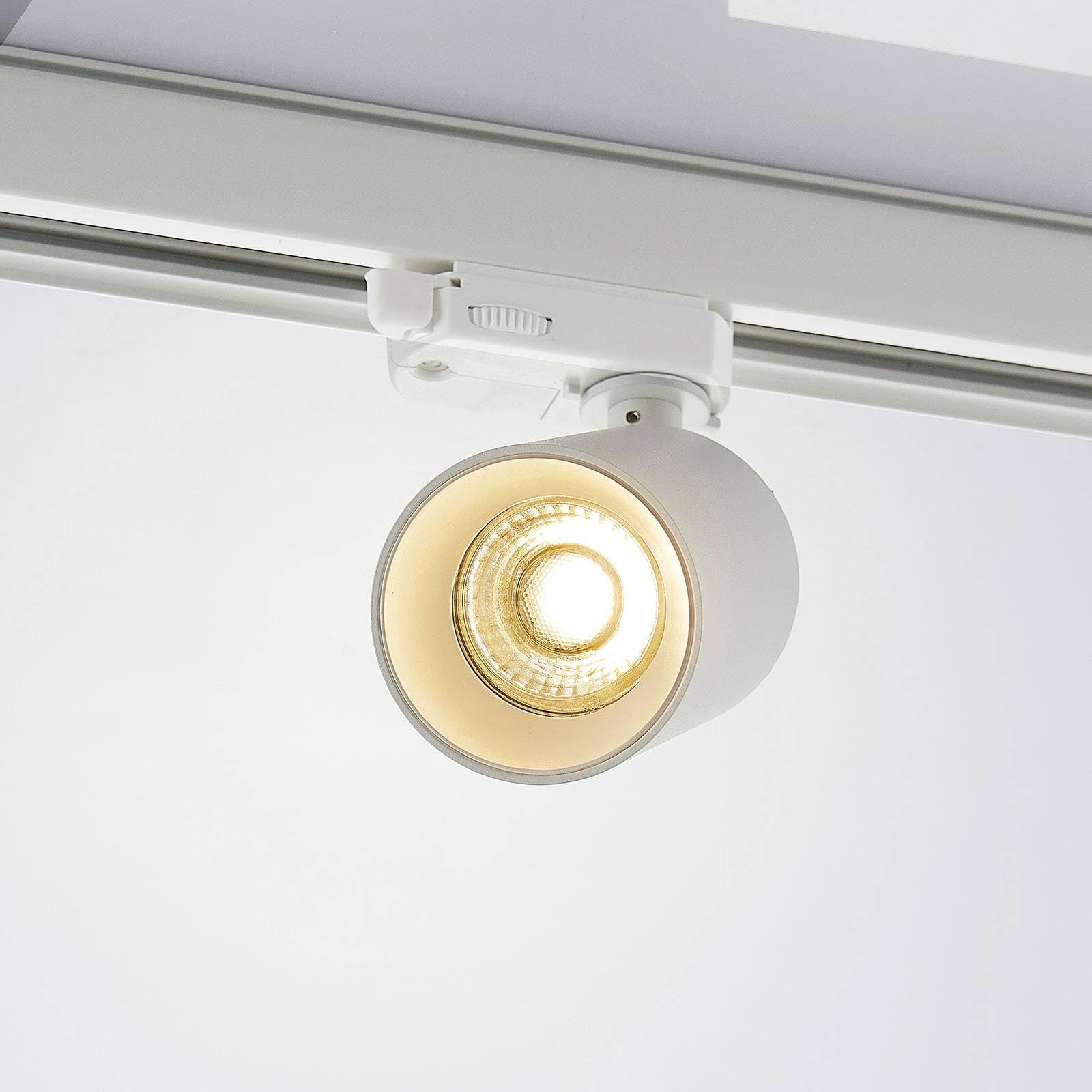 Arcchio Stromschienenstrahler Brinja (Modern) in Weiß aus Aluminium (1 flammig, GU10) Flurleuchte