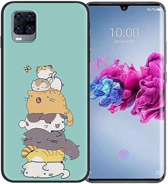 TTJ TPU Cover for ZTE Axon 11 5G, Flexible Silicone Slim fit Soft Shell Cute Back Case Bumper Rubber Protective Case for ZTE Axon 11 5G 6,47" - LLM39
