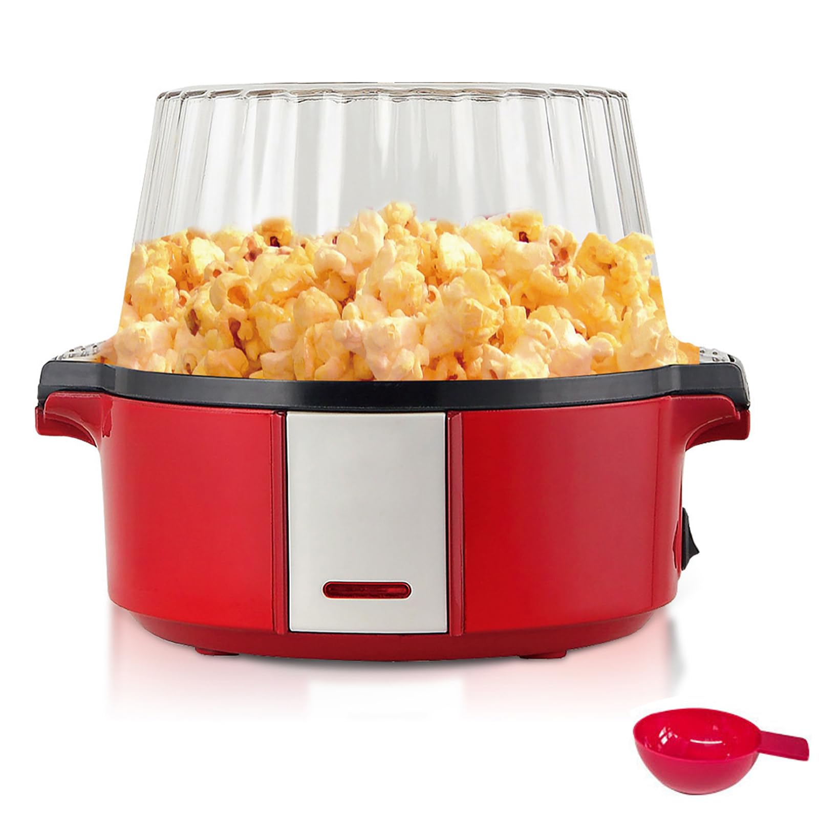 Eoweiot 220v DIY Quick Popcorn Maker, Mini Popcorn Maker with Large Visual Window & Measuring Spoon, 60g Capacity,for Home Theaters