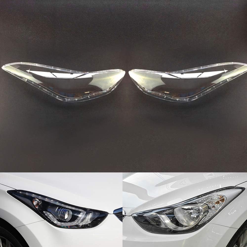 Car Headlight Cover Headlamp Lens Shell Cover Replacerment for Hyundai Elantra/Hyundai Avante 2012 2013 2014 2015