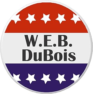 W.E.B. DuBois Red White Blue Stars 2.25