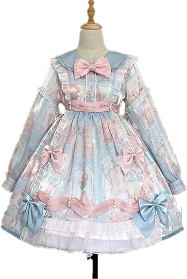 Mujer Linda Sweet Lolita Niñas De Estilo Japonés De Diseño Floral Impreso  Hombro Drapeado Sexy Mini Vestido - Ropa De Mujer \\ www.parexchile.cl