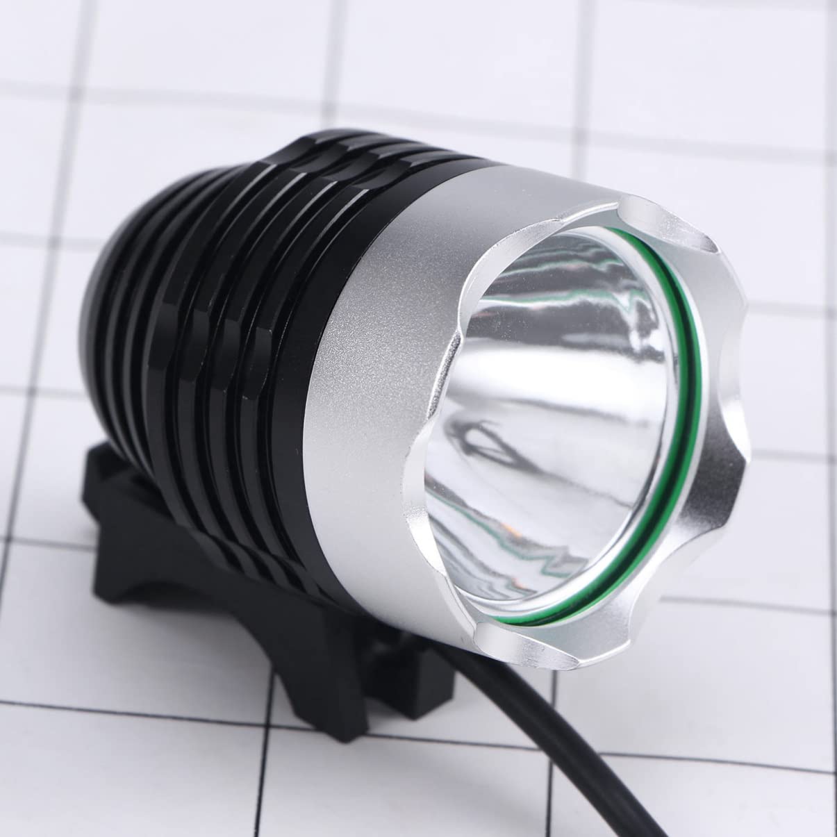 Sosoport Faro Delantero LED De Luz De Bicicleta De 3 Piezas