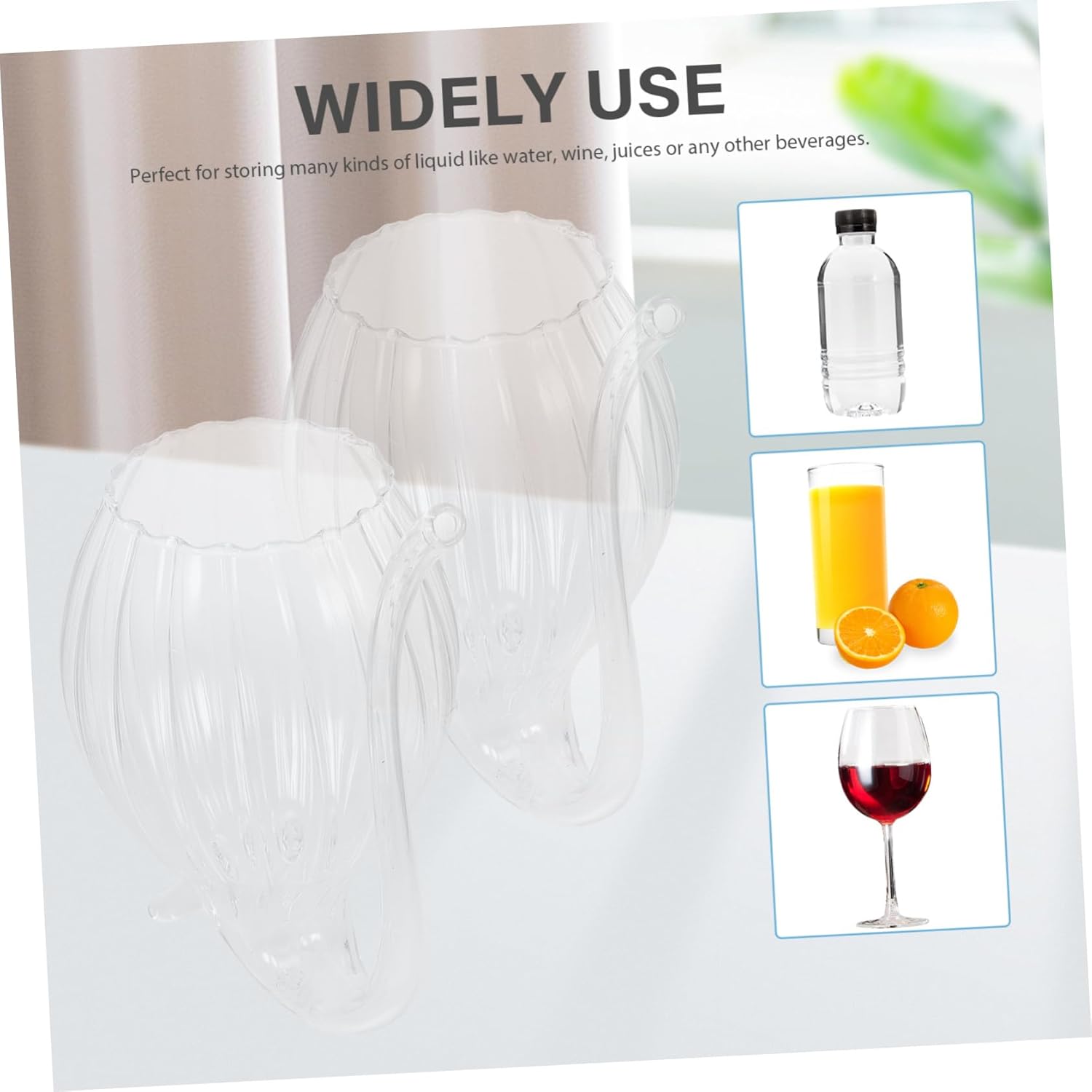 4pcs Vampire Wine Glass Striped Unbreakable Cups Aesthetic Wine Goblet Glass Cocktail Cup Creative Drinking