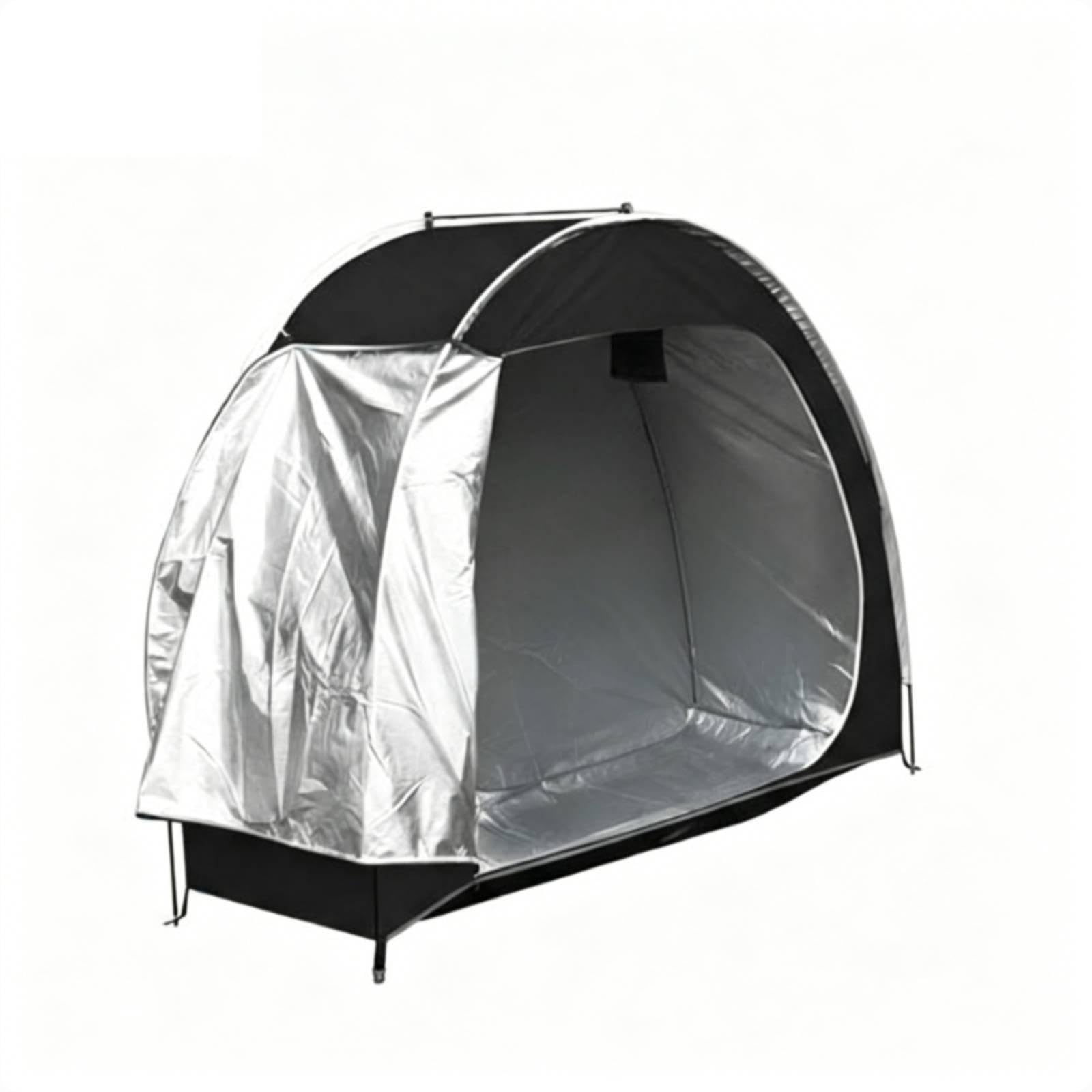 Cycle Storage Tent Dustproof Portable Bike Cover Tent Outdoor Cycle Cover Shelter for Backyard, Patio, Garden Black Standard | Gazebos | Garden Structures & Shade | Yard,-picture-26