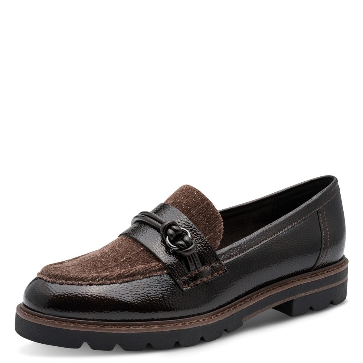 Marco Tozzi Women's Slippers, Material Mix of Textile and Synthetic, Soft Insole, Soft Inner Lining, Vegan, Soft