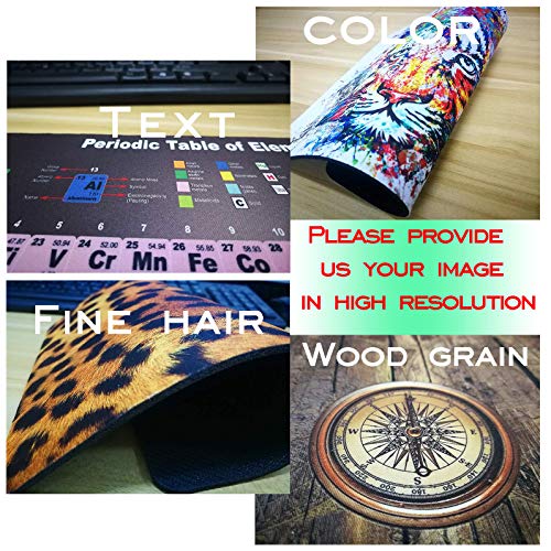 Personalized Mouse Pad - Add Pictures, Text, Logo Or Art Design And Make Your Own Customized Mousepad - Gaming, Office, Mousepad. #TOP4