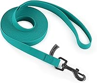 Vista 9 de Wolfone Correa larga negra de 5 pies – Correa de entrenamiento impermeable para perros, para recordar, nadar, acampar, playa, caza, caminar