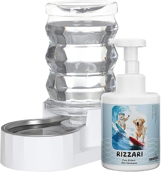 6.5L Pet Water Dispenser & Dog Shampoo Bundle