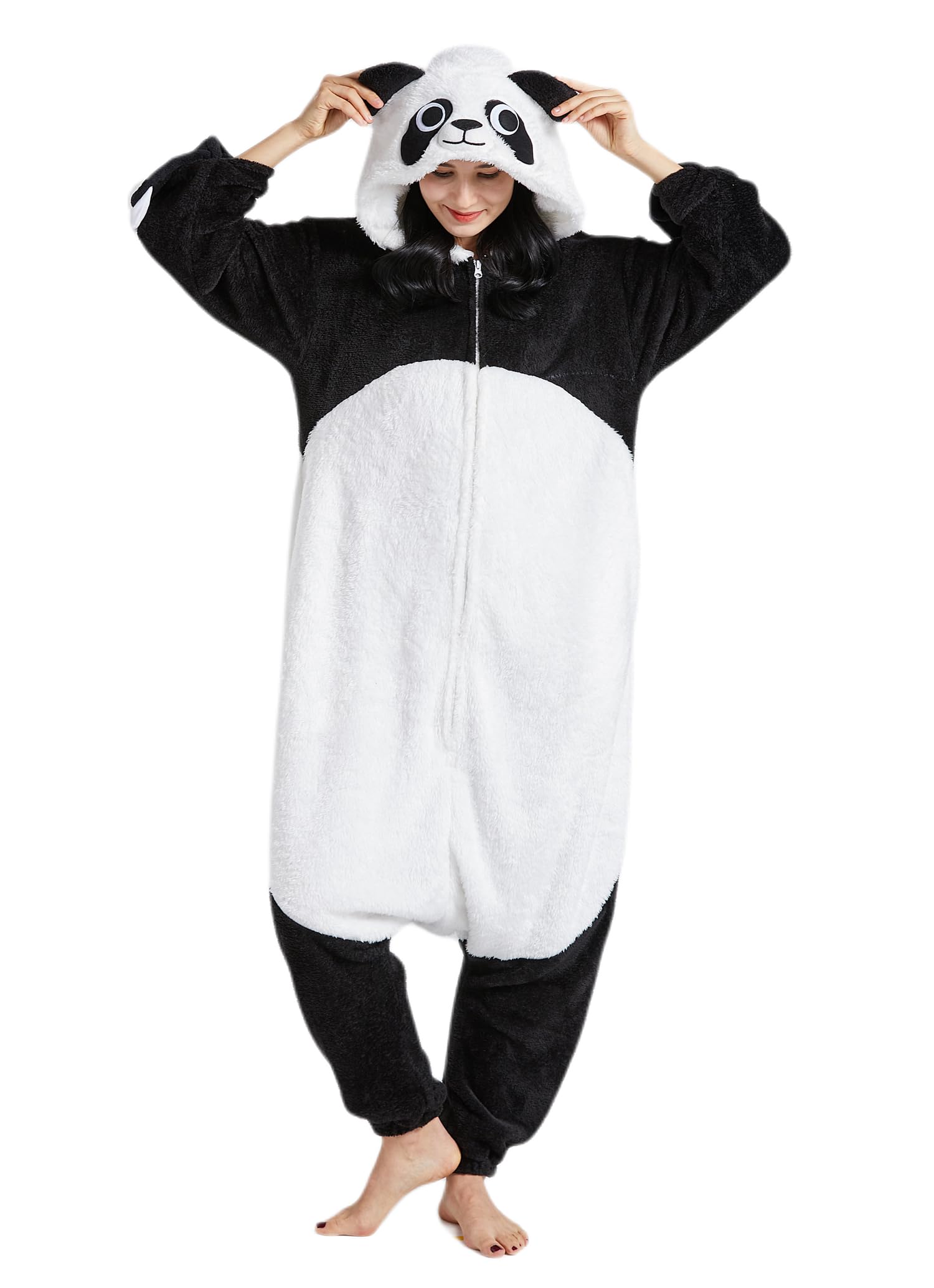 SimZoo Onesie Unisex Adult Animal Kigurumi Carnival Costume Halloween Cosplay Clothes Christmas Parties Show Suit One Piece