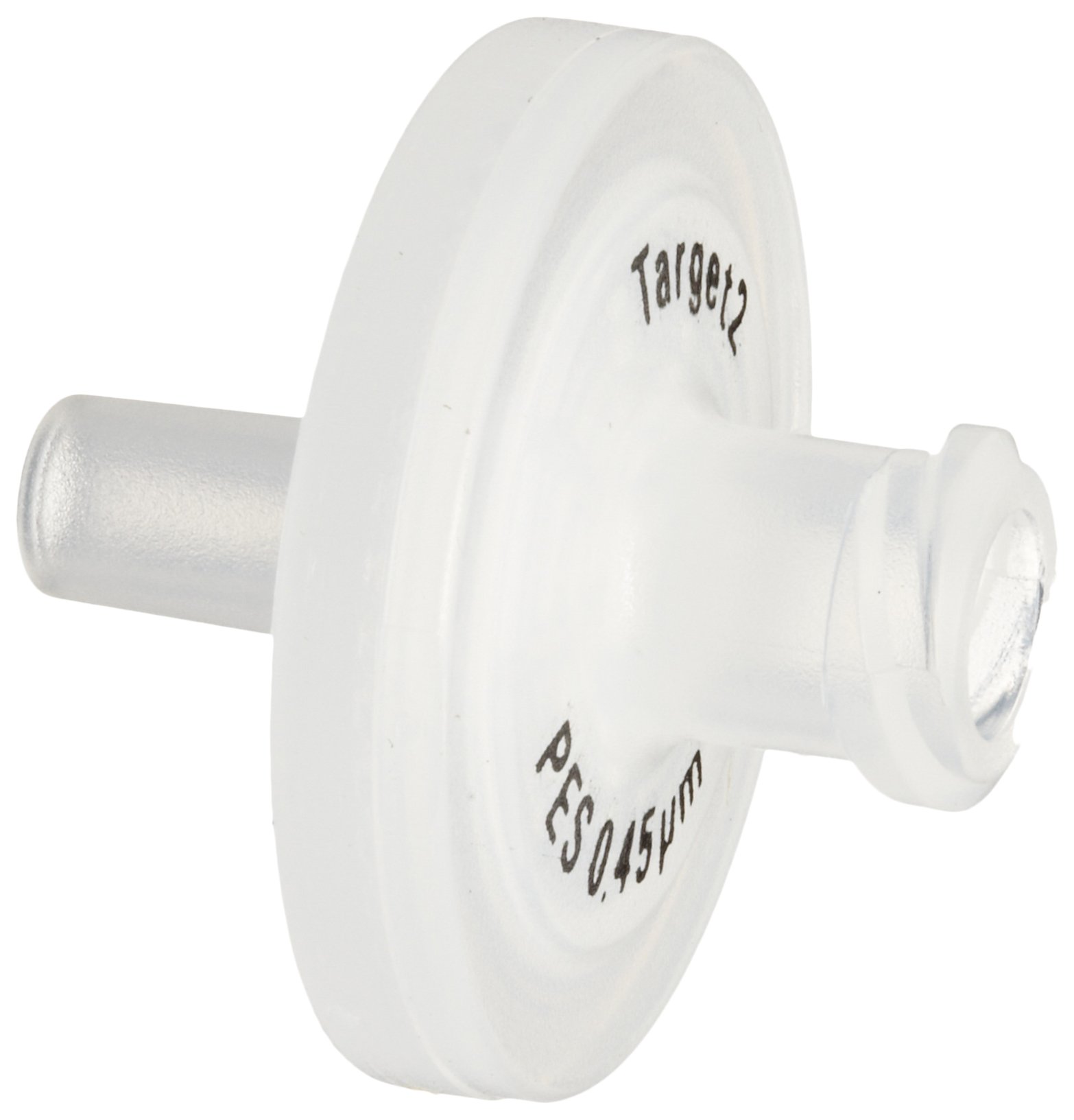 National Scientific PES Target Syringe Filter, 0.45µm Pore Size, 17mm Outside Diameter (Case of 500)